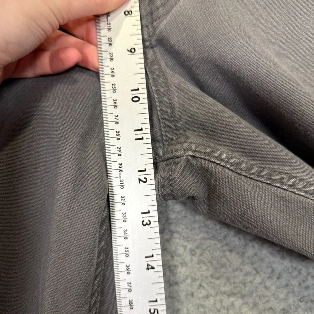 Carhartt Carpenter Pants 36x30 Gray Cotton Canvas Relaxed Fit Workwear Utility